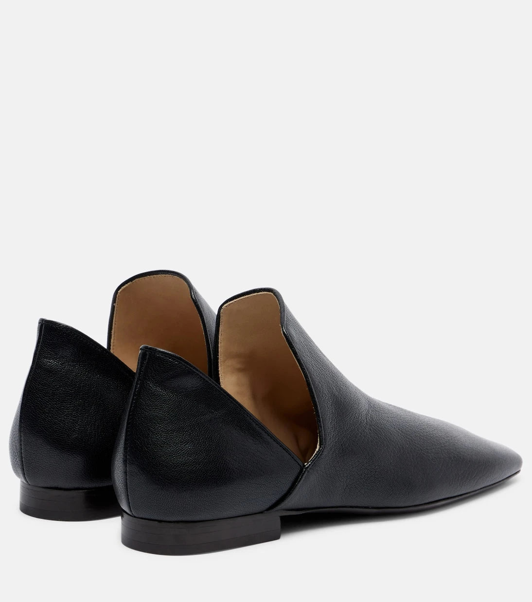 Lemaire - D'Orsay leather ankle boots