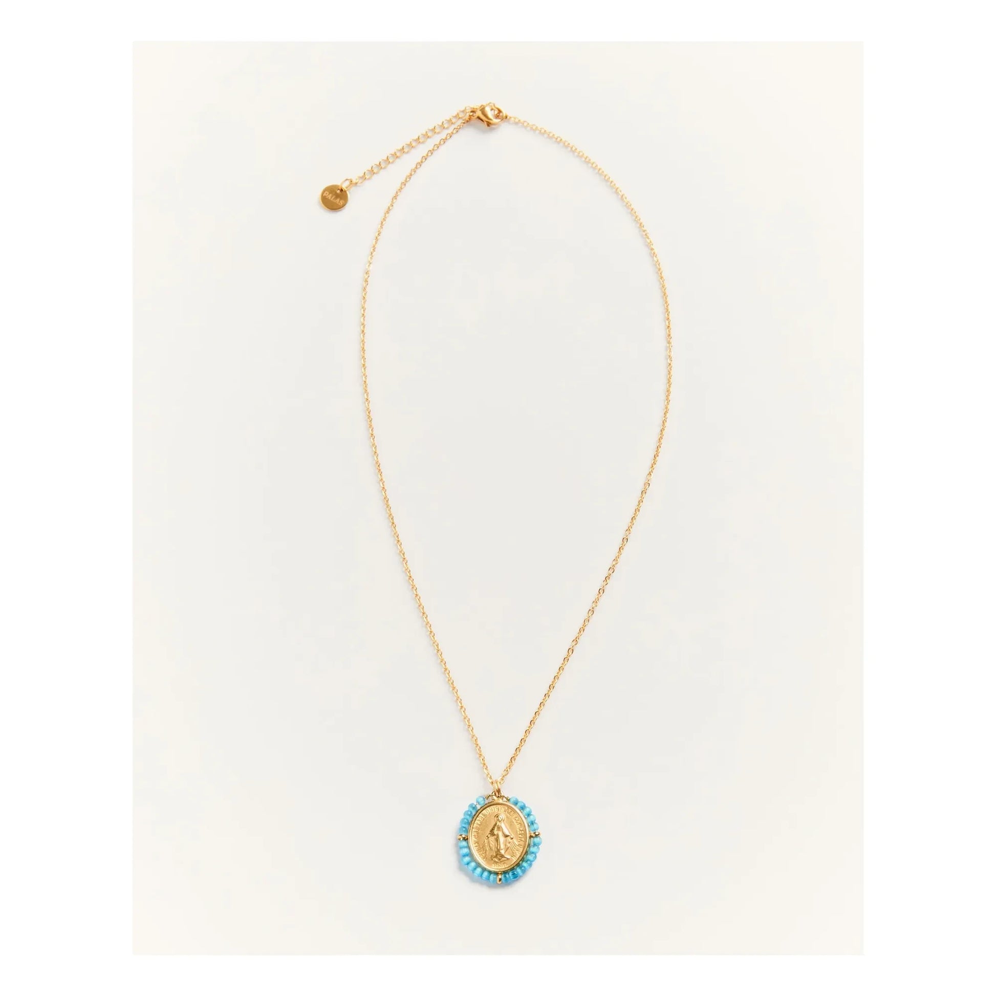 Palas - Santa Maria Précieuse necklace | Light Blue