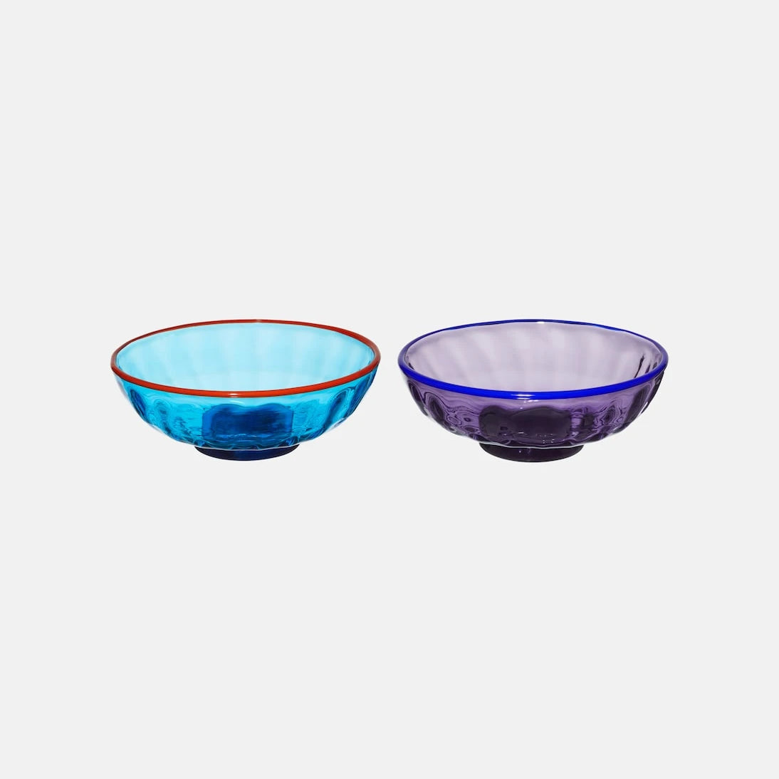La DoubleJ - Luxury set of 2 glass nut bowls