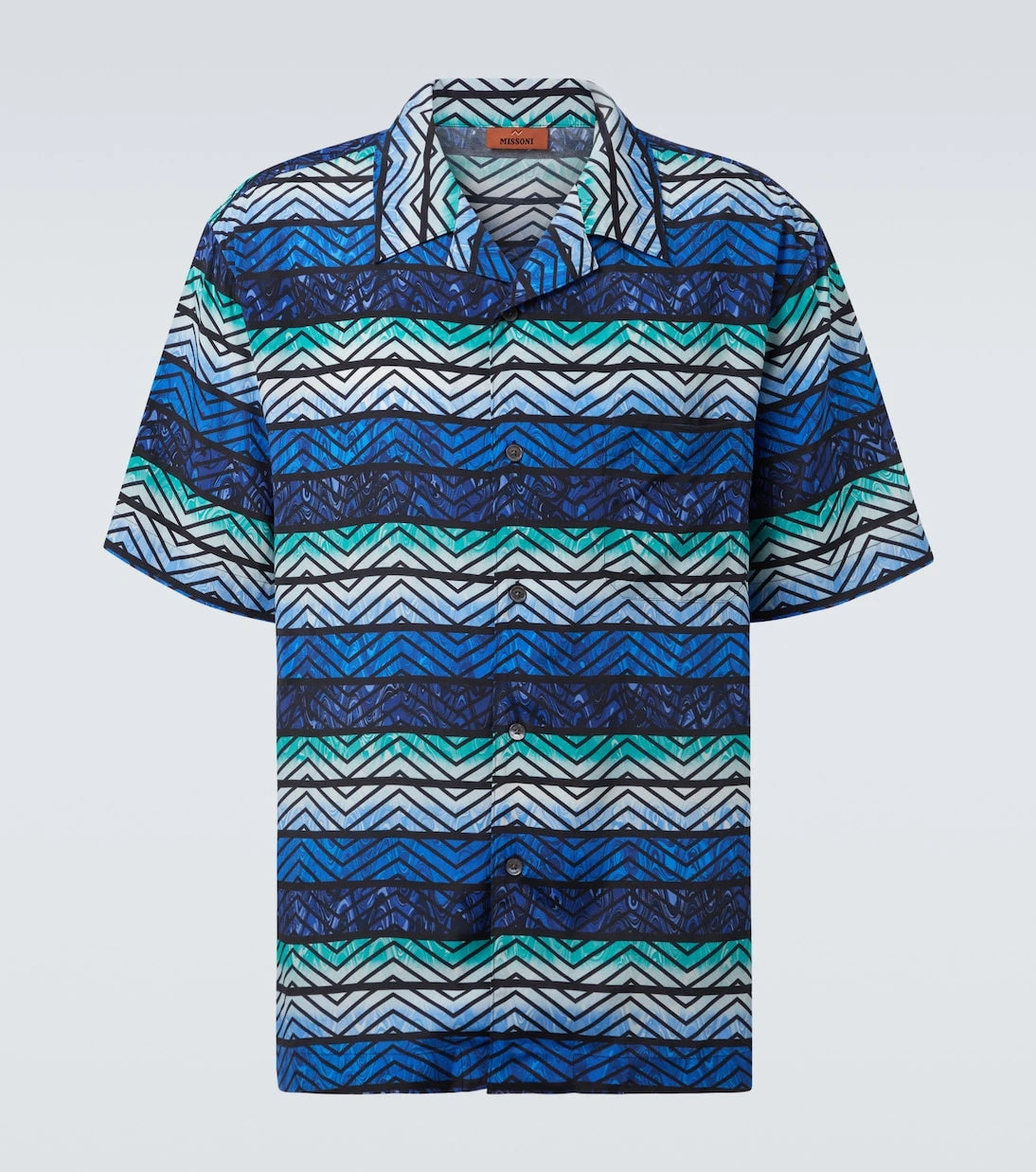 Missoni - Zigzag bowling shirt