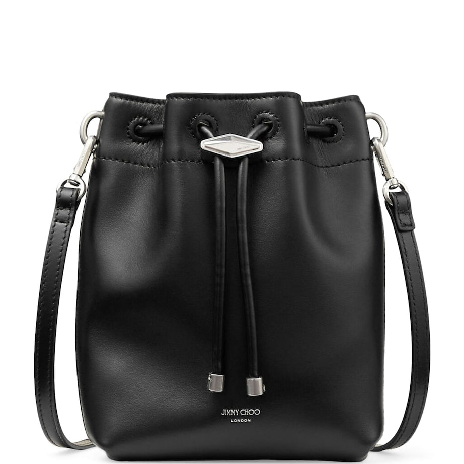 Black Mini Cinch Bucket Bag