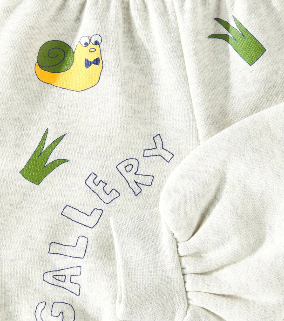 Tinycottons - Baby Artsy Snail cotton sweatpants