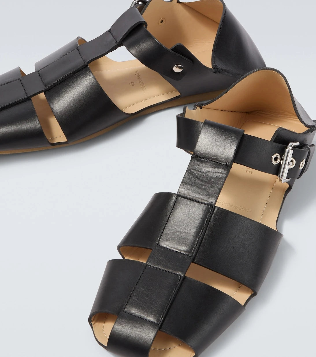 Lemaire - Convertible leather fisherman sandals