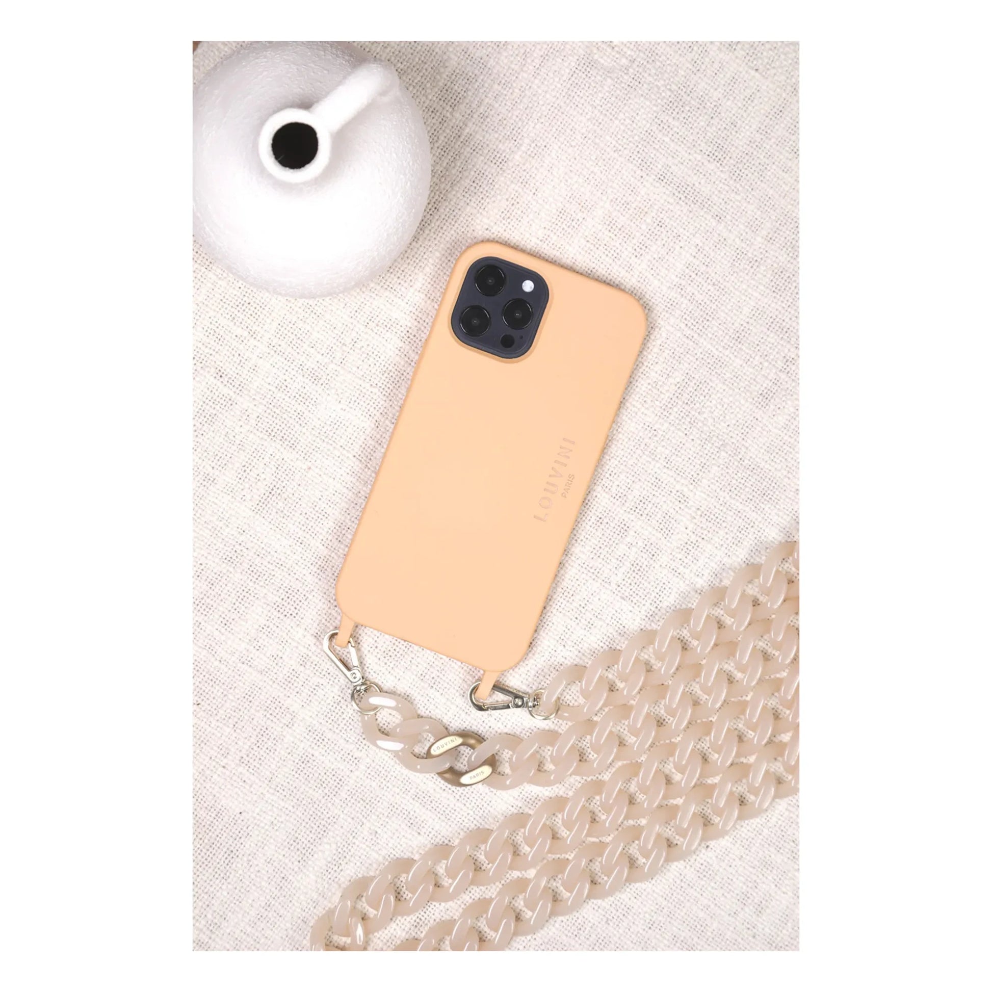 Louvini - Milo Recyclable Plastic MagSafe Phone Case | Peach