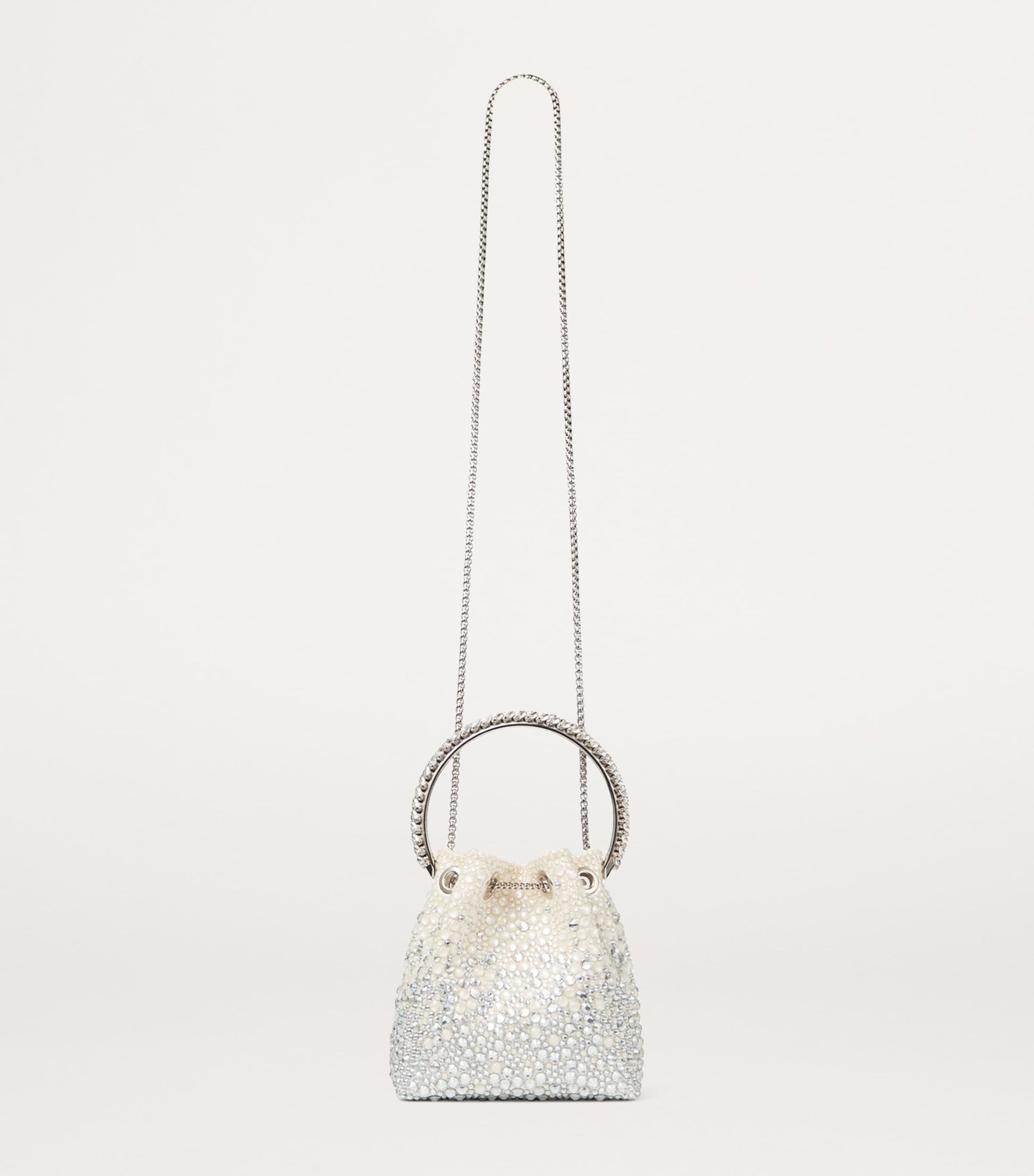 Ivory Bon Bon Embellished Top-Handle Bag