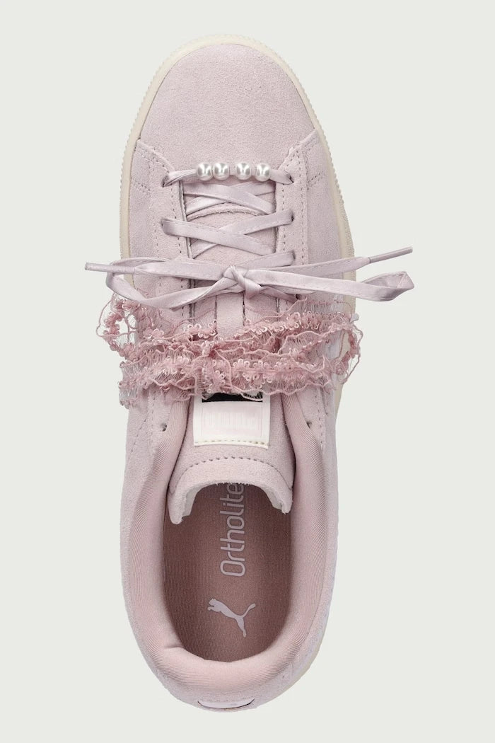Suede Bloom kadın süet spor ayakkabı