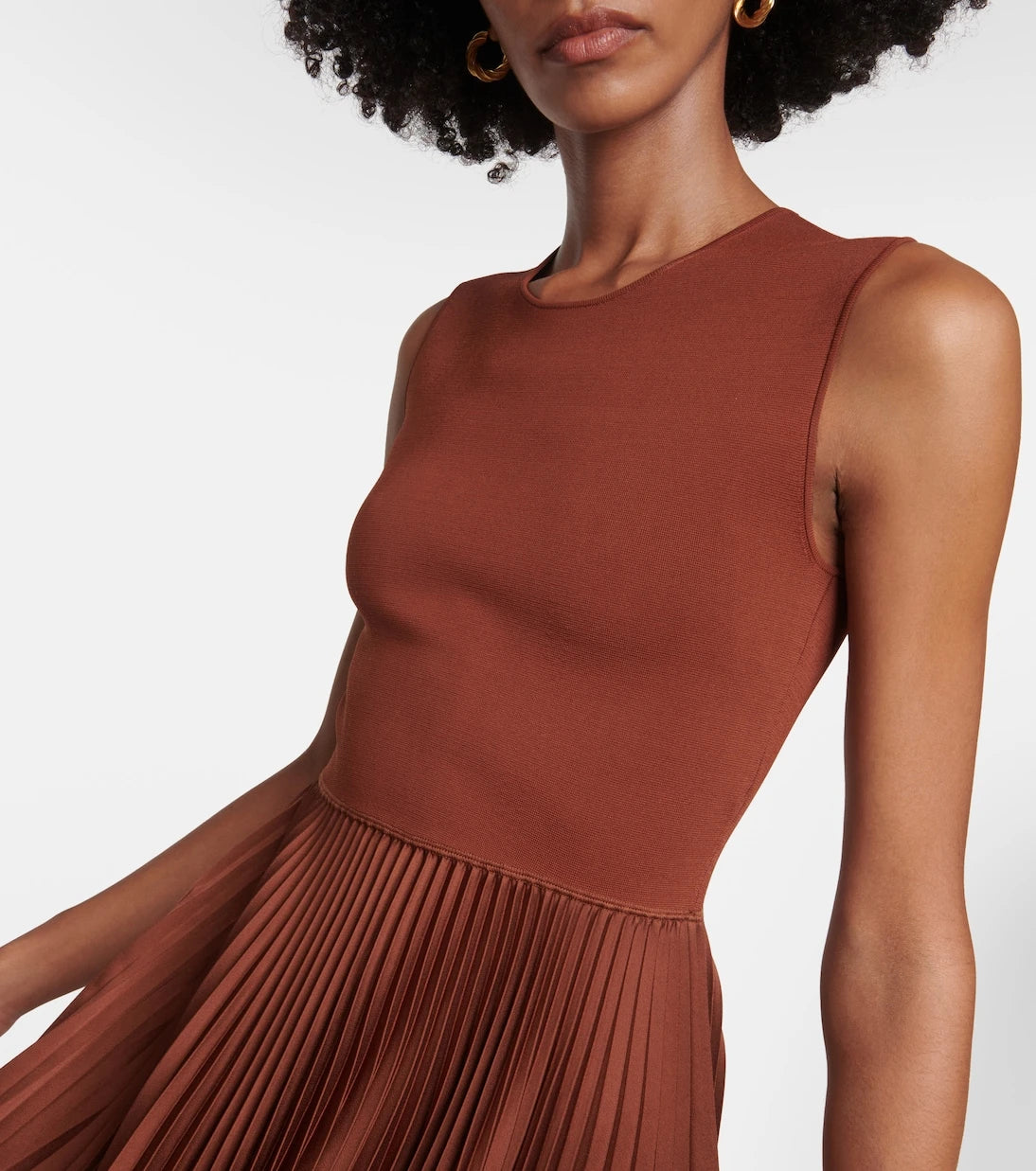 Joseph - Dera Plissé midi dress