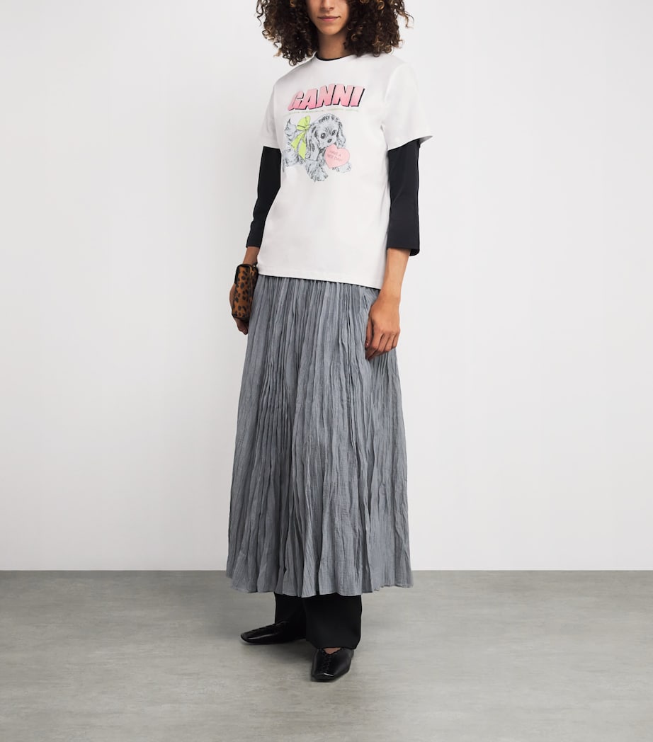 White Organic Cotton Puppy T-Shirt