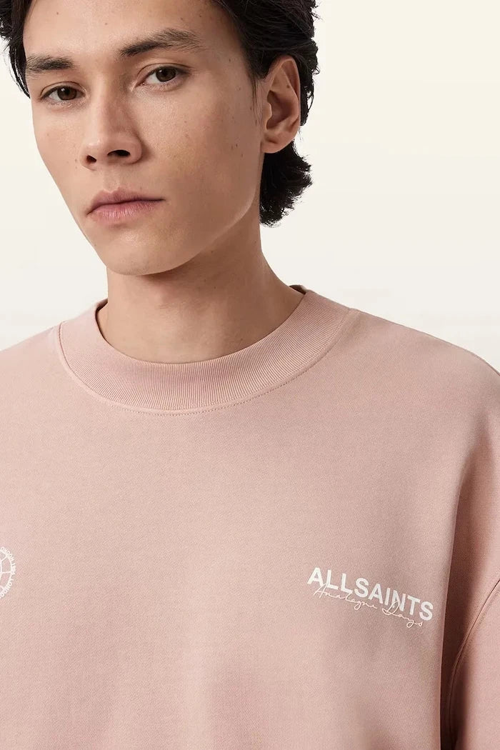 Памучен суичър AllSaints EMBLEM
