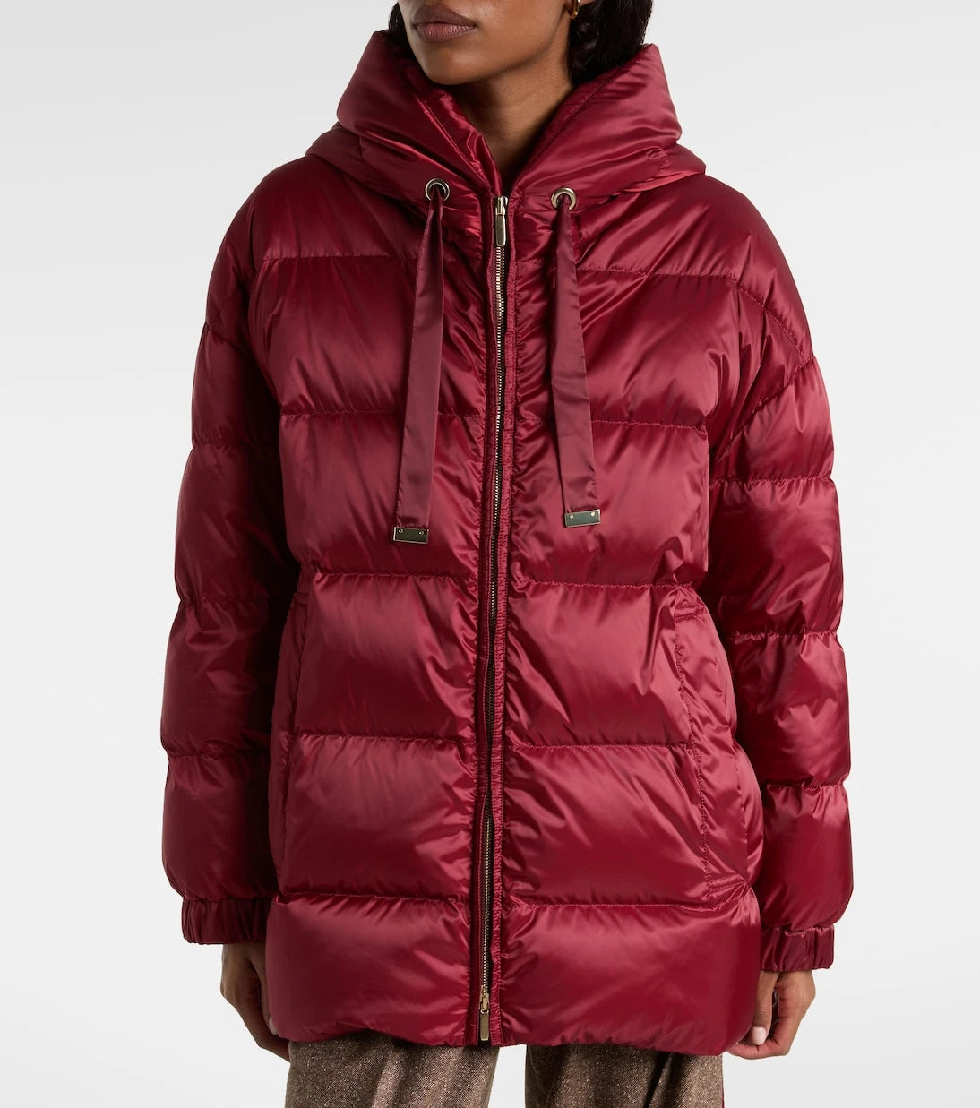 Max Mara - Felice hooded taffeta down jacket