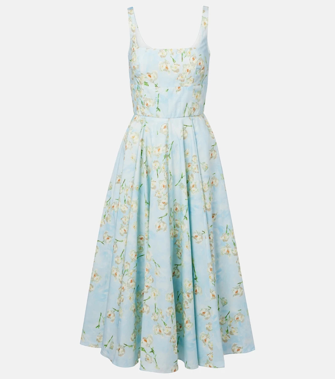 Emilia Wickstead - Mona floral cotton midi dress
