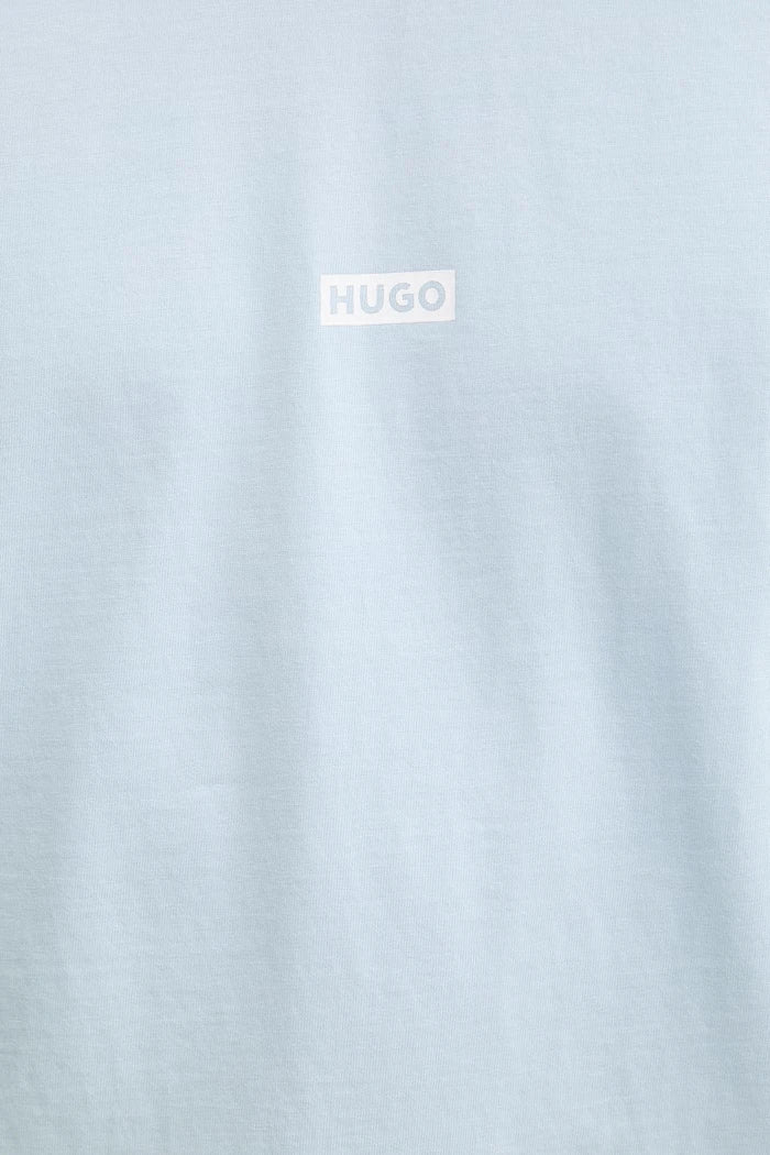 HUGO Blue erkek pamuklu tişört Nalono_F