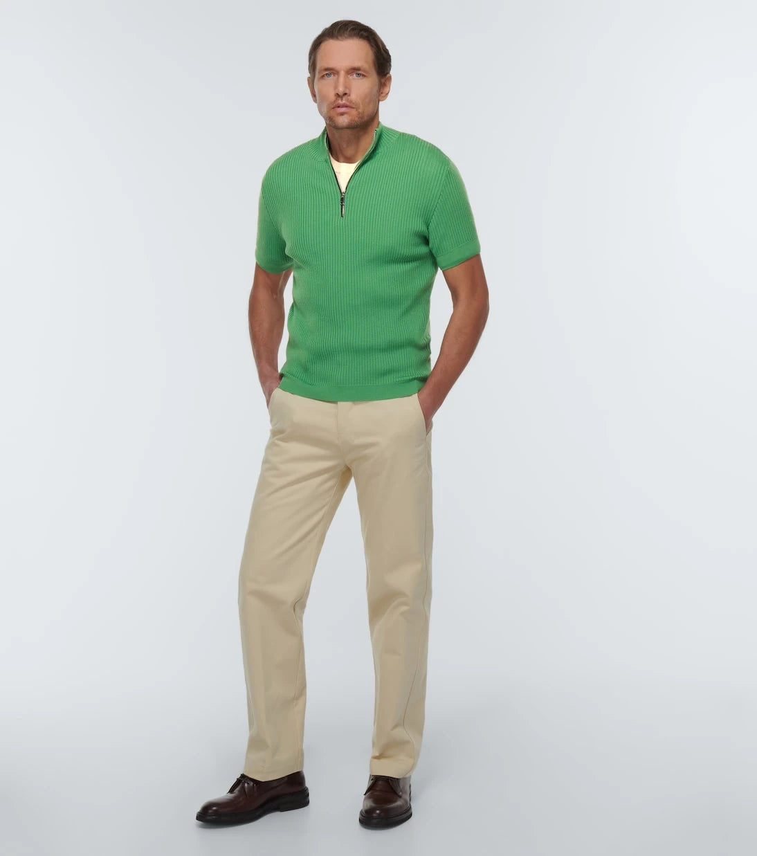 Winnie New York - Wool half-zip sweater