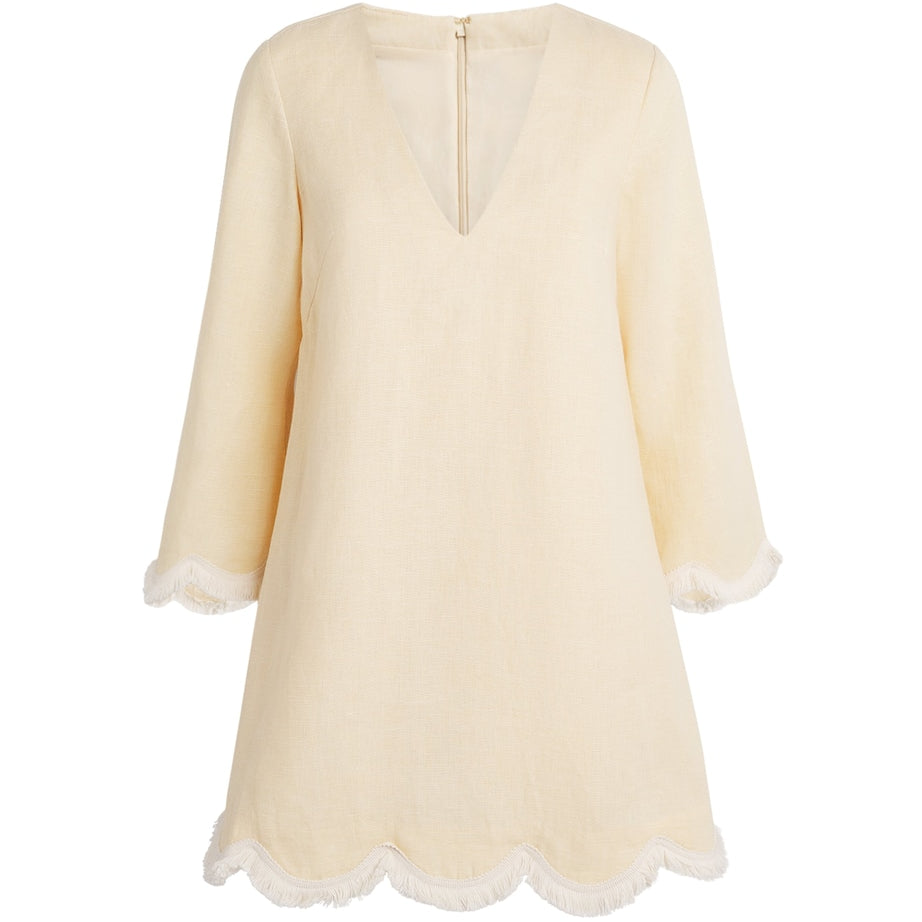 Orange Linen Essie Kaftan