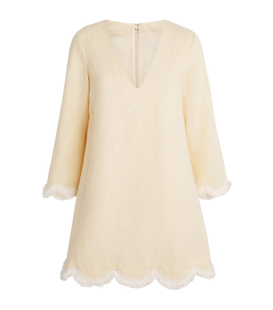 Orange Linen Essie Kaftan