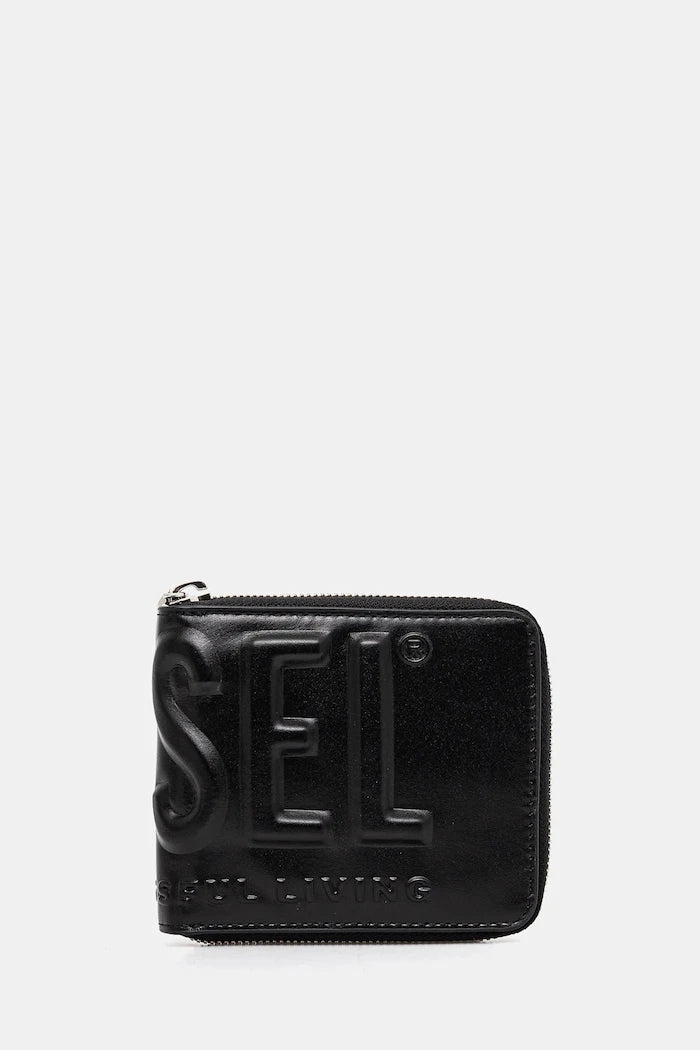 Кожен портфейл Diesel DSL 3D- BI FOLD COIN ZIP XS