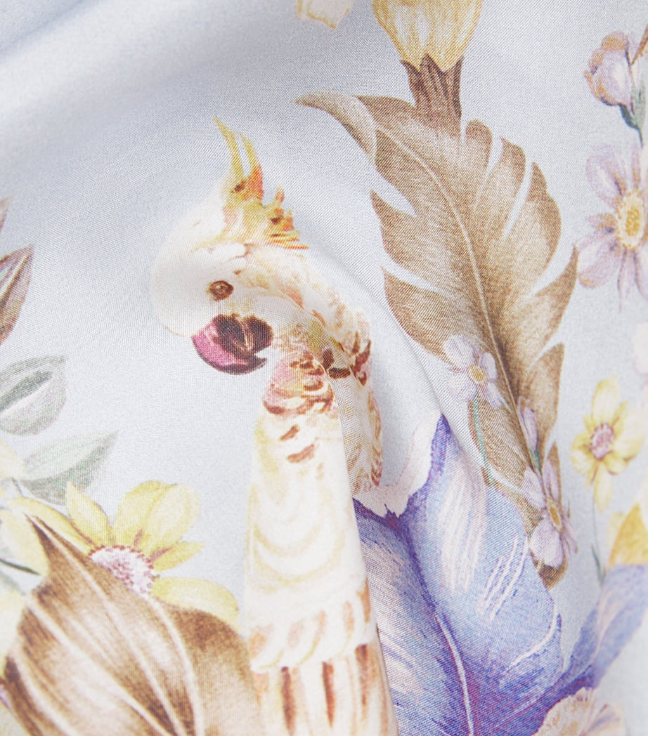 Zimmermann Multi Silk Coco Billow Maxi Dress