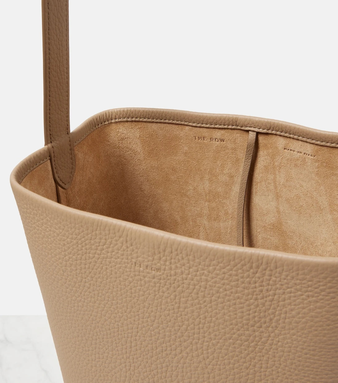 The Row - N/S Park Medium leather tote bag