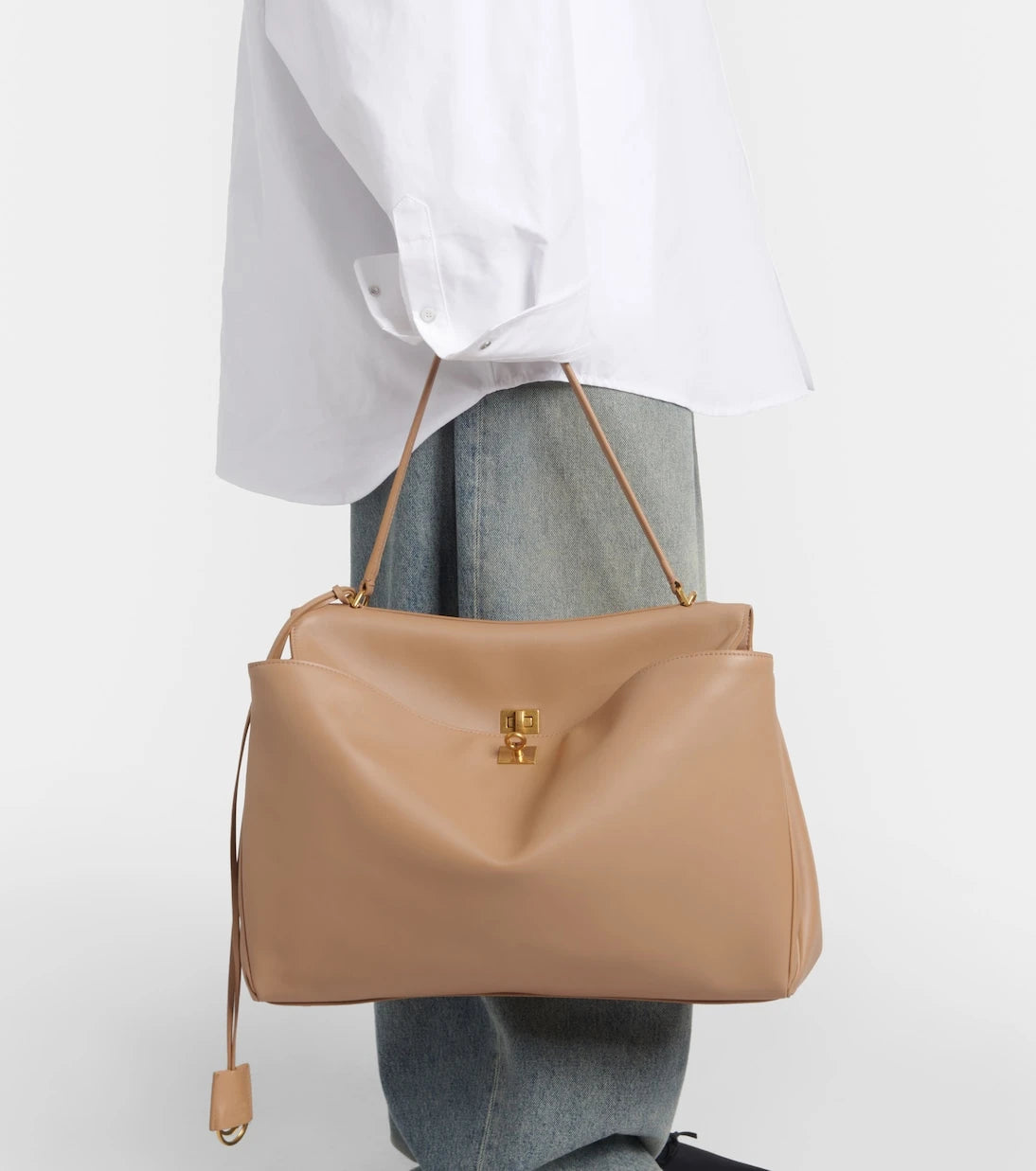 Balenciaga - Rodeo Large leather tote bag