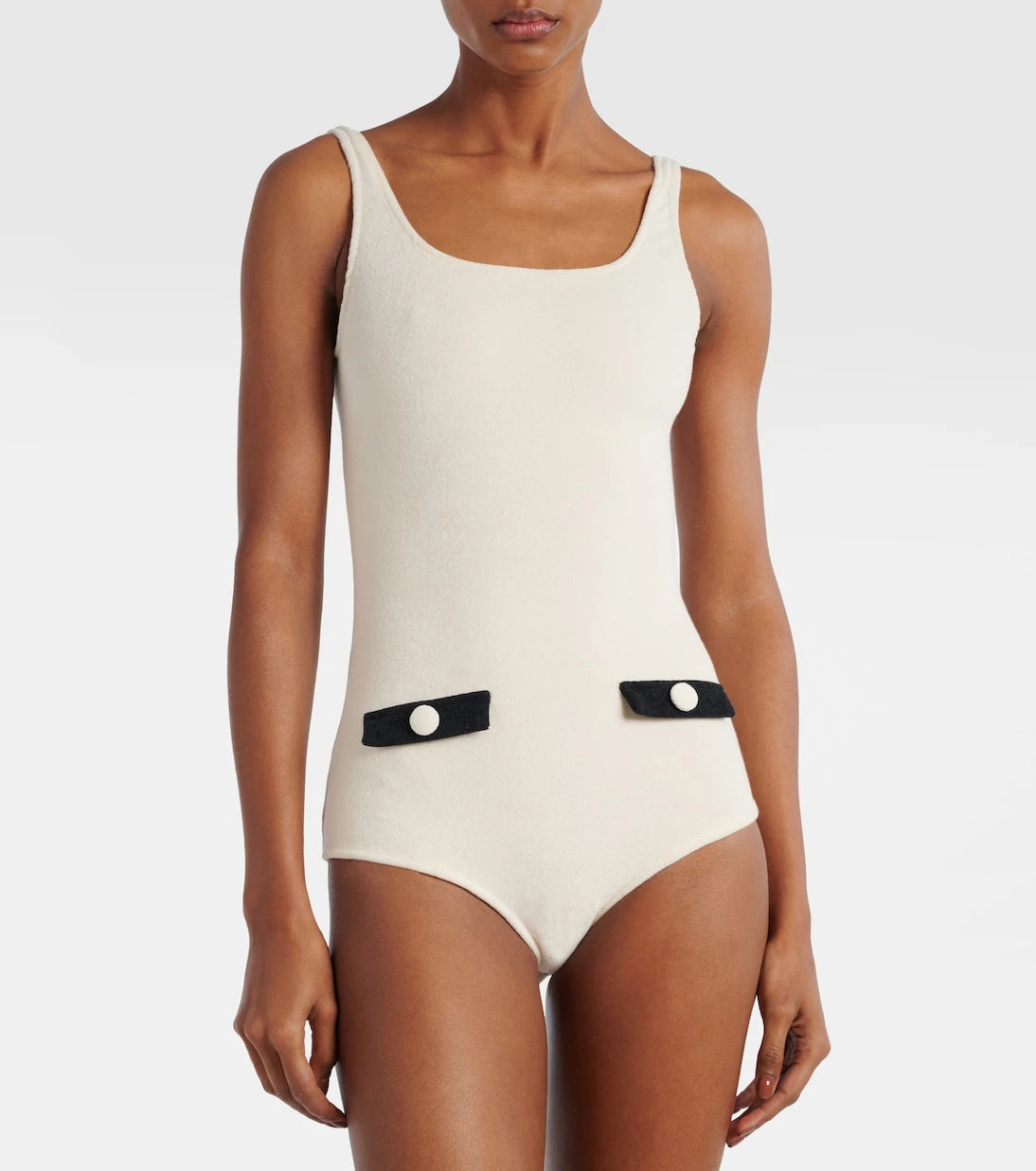 Adriana Degreas - Cotton-blend terry swimsuit
