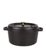 Staub Black Round Cocotte (28cm)