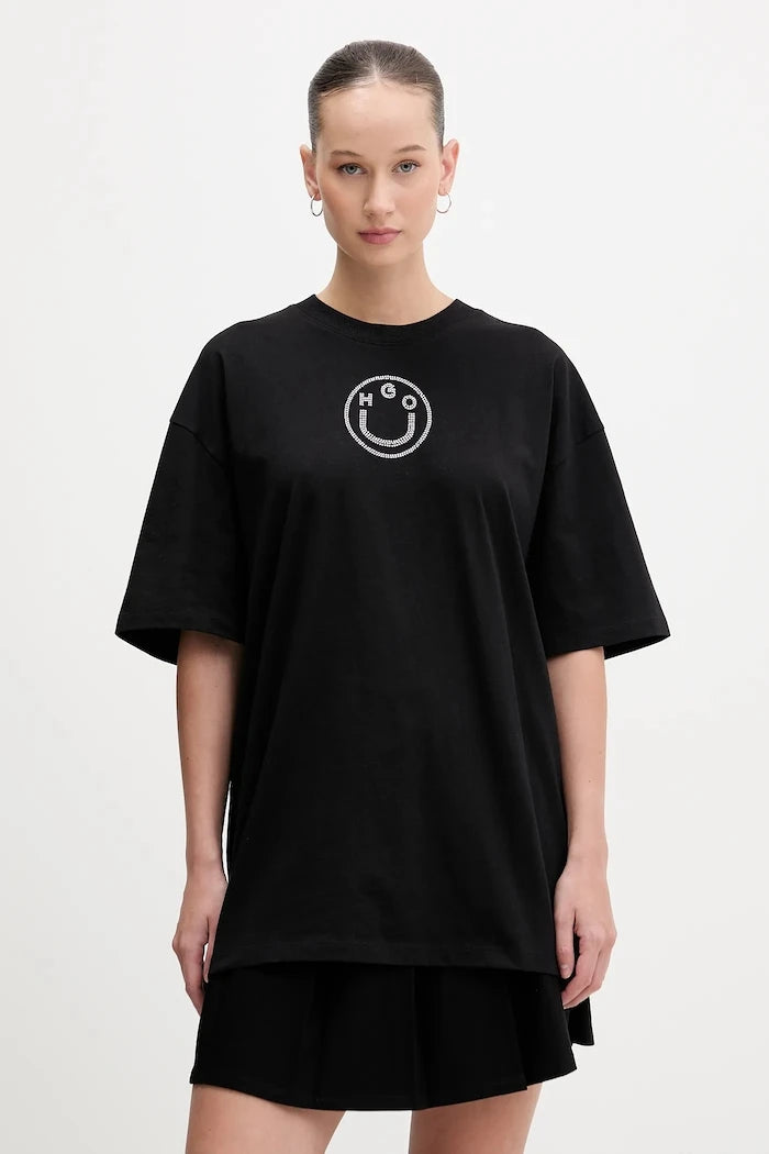 Hugo Blue Oversized _Tee_B_9 Pamuklu Tişört