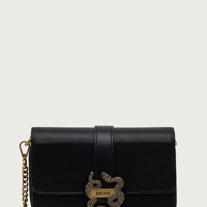 Just Cavalli suni deri kadın crossbody çanta