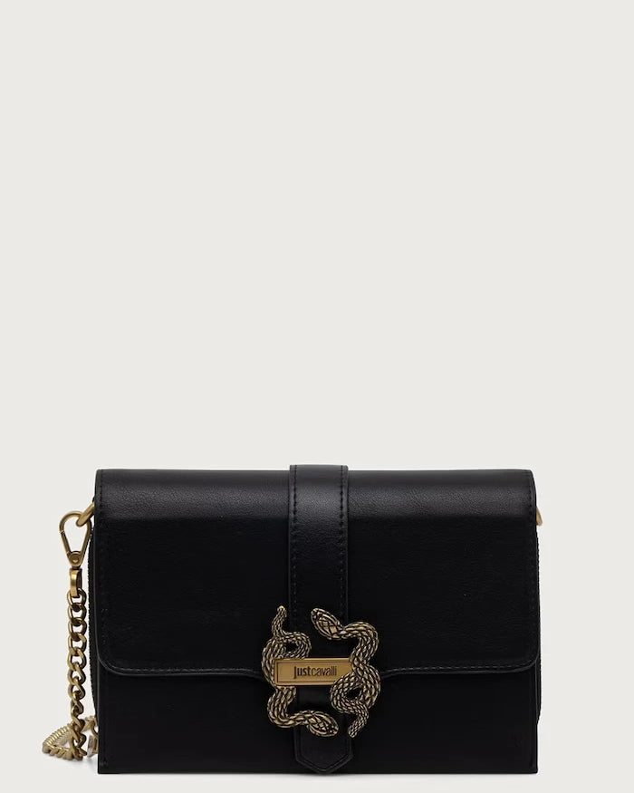 Just Cavalli suni deri kadın crossbody çanta