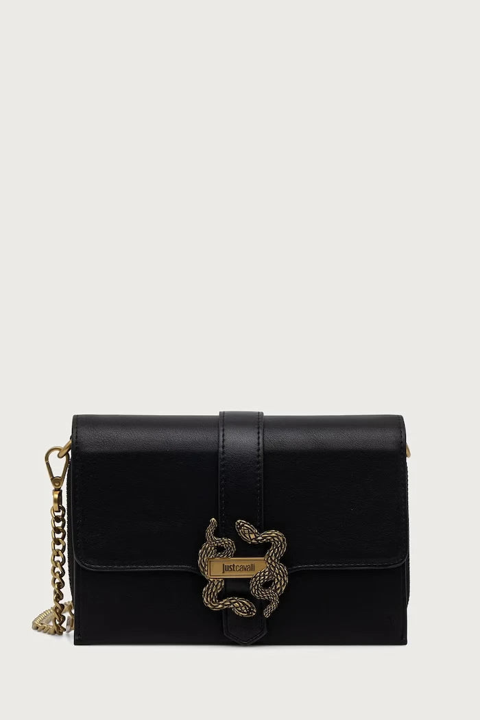 Just Cavalli suni deri kadın crossbody çanta