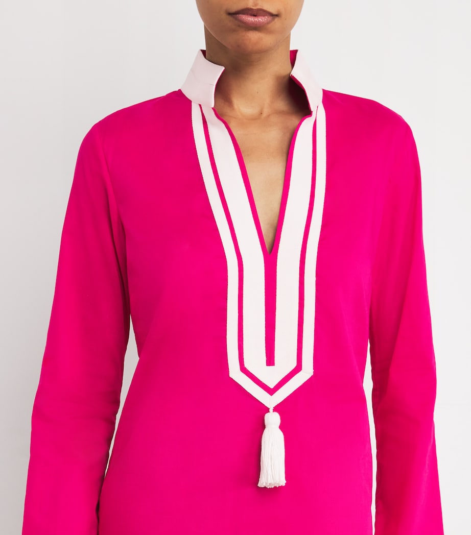 Pink Cotton Tunic Cover-Up