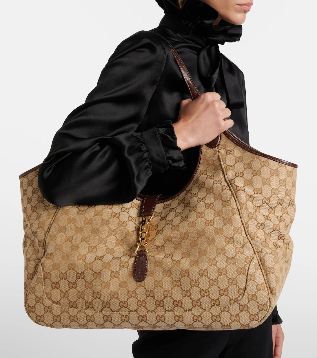 Gucci - Gucci Mercato GG Canvas Large tote bag