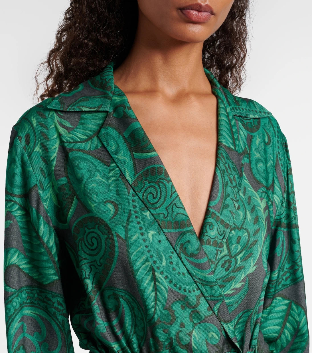 Etro - Belted midi dress
