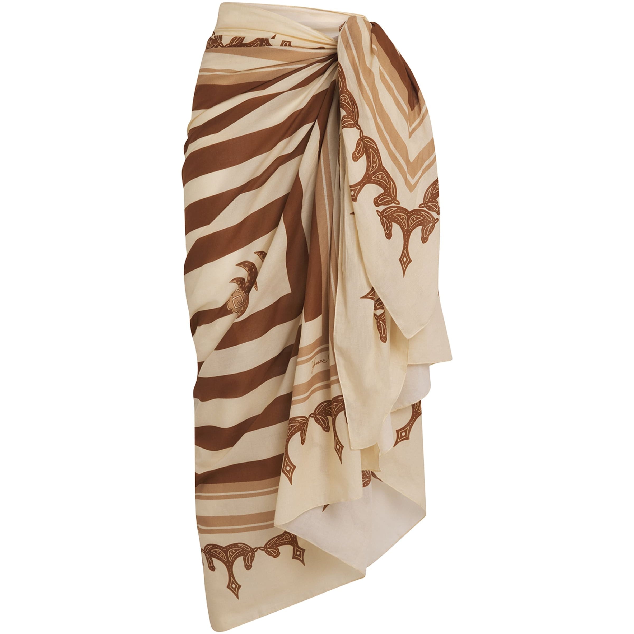 Johanna Ortiz Multi Cotton Infinity Palm Pareo