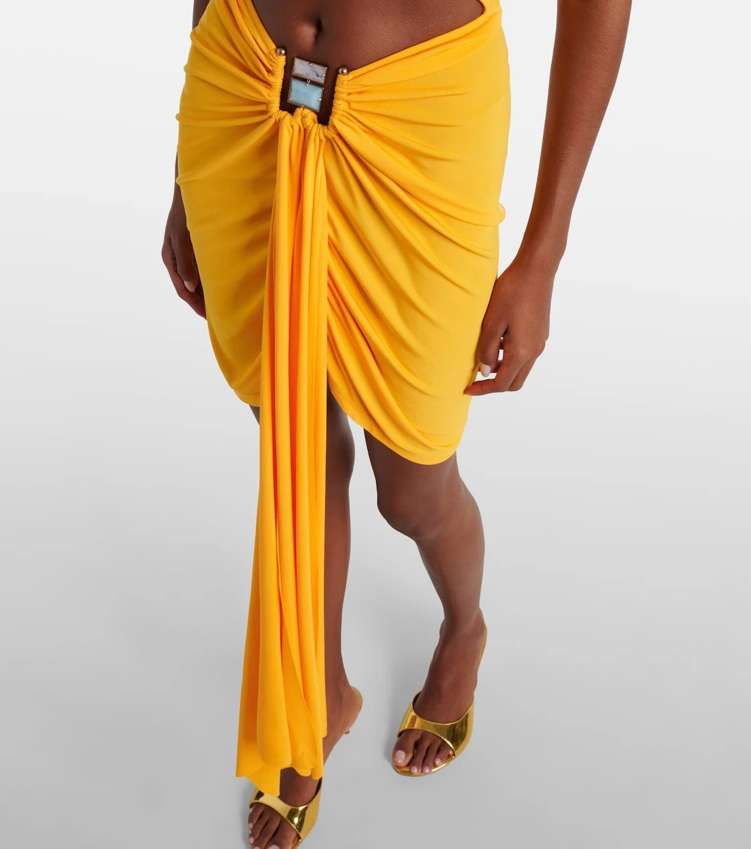 Christopher Esber - Duo Bezel cutout jersey minidress
