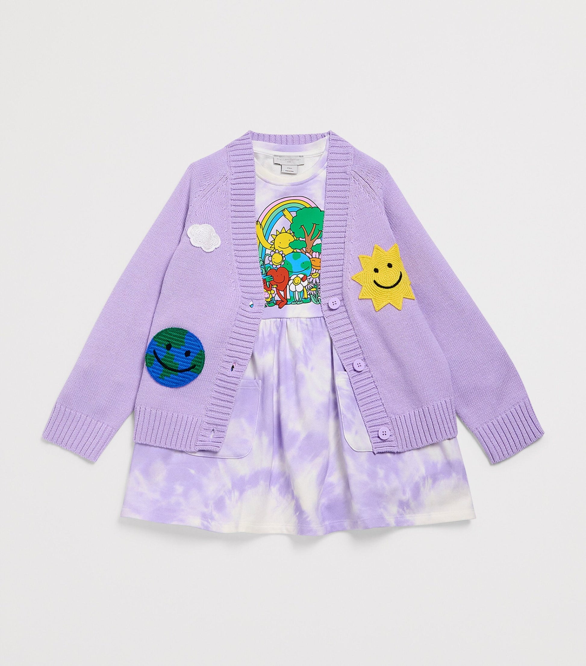 Stella McCartney Kids Cotton-Wool Appliqué Cardigan (3-14+ Years)