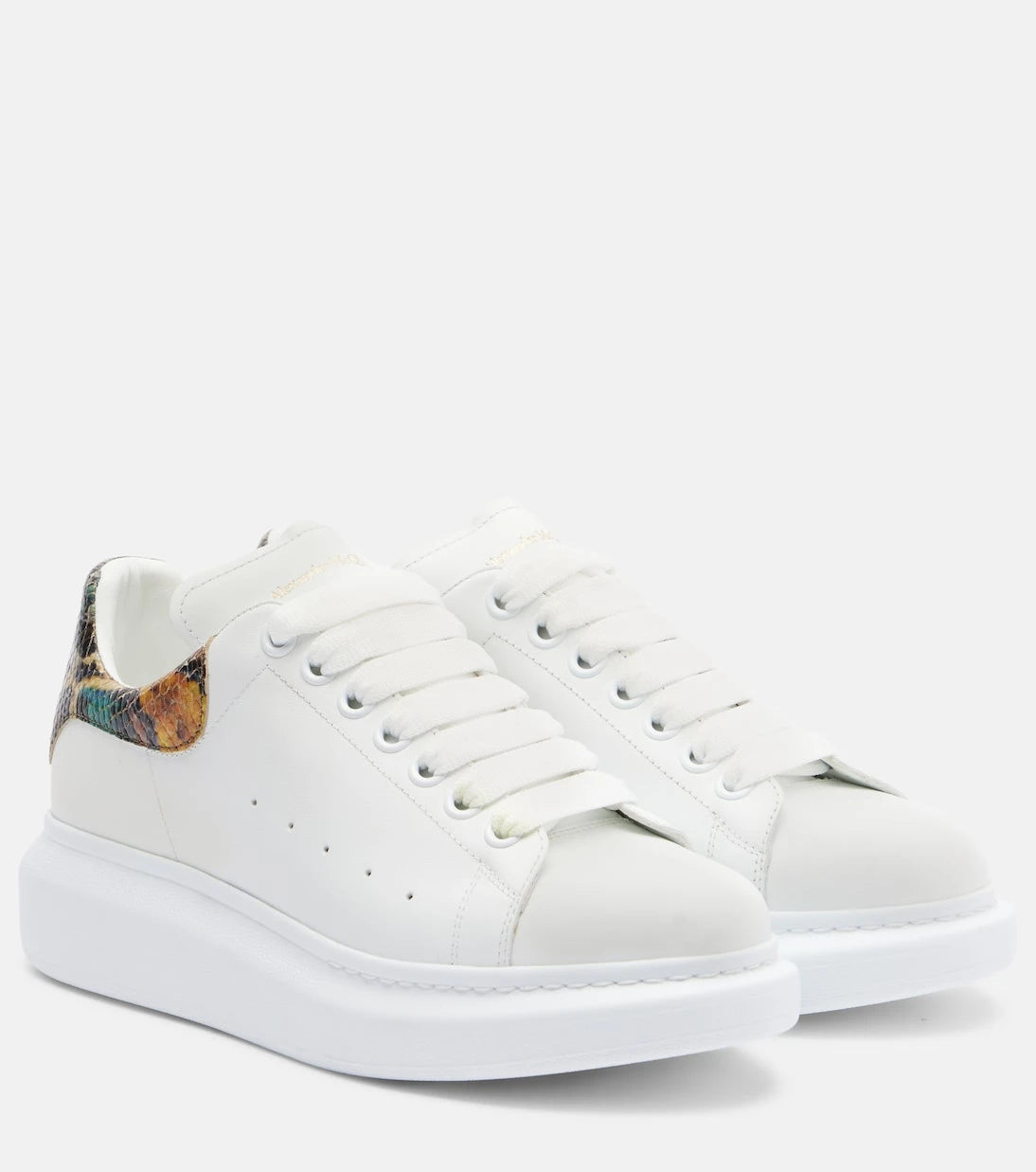 McQueen - Oversized leather sneakers