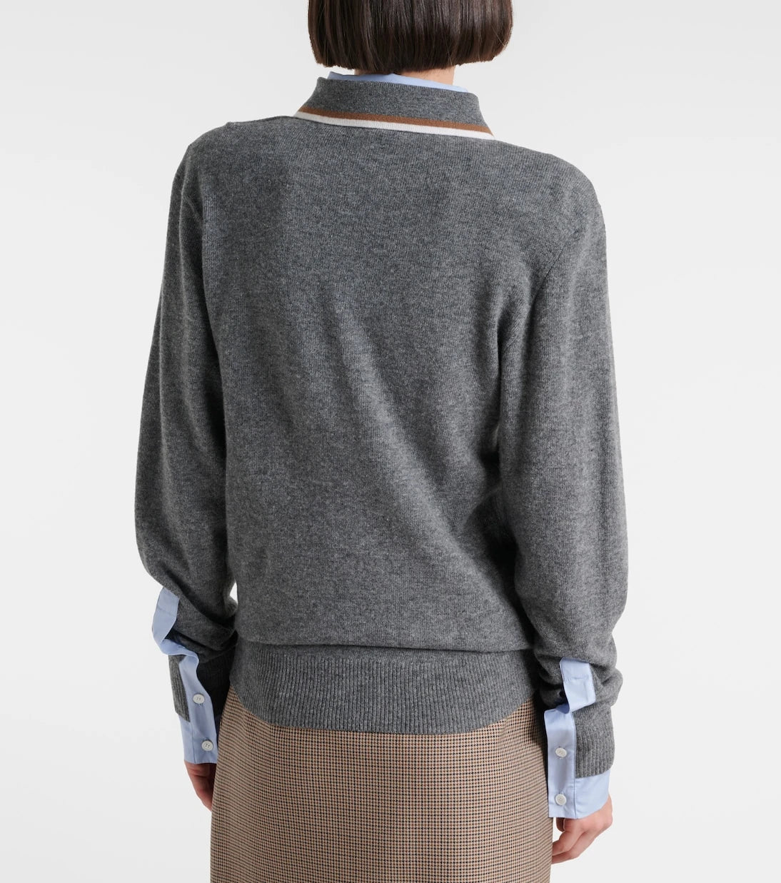 Stella McCartney - Layered virgin wool polo sweater