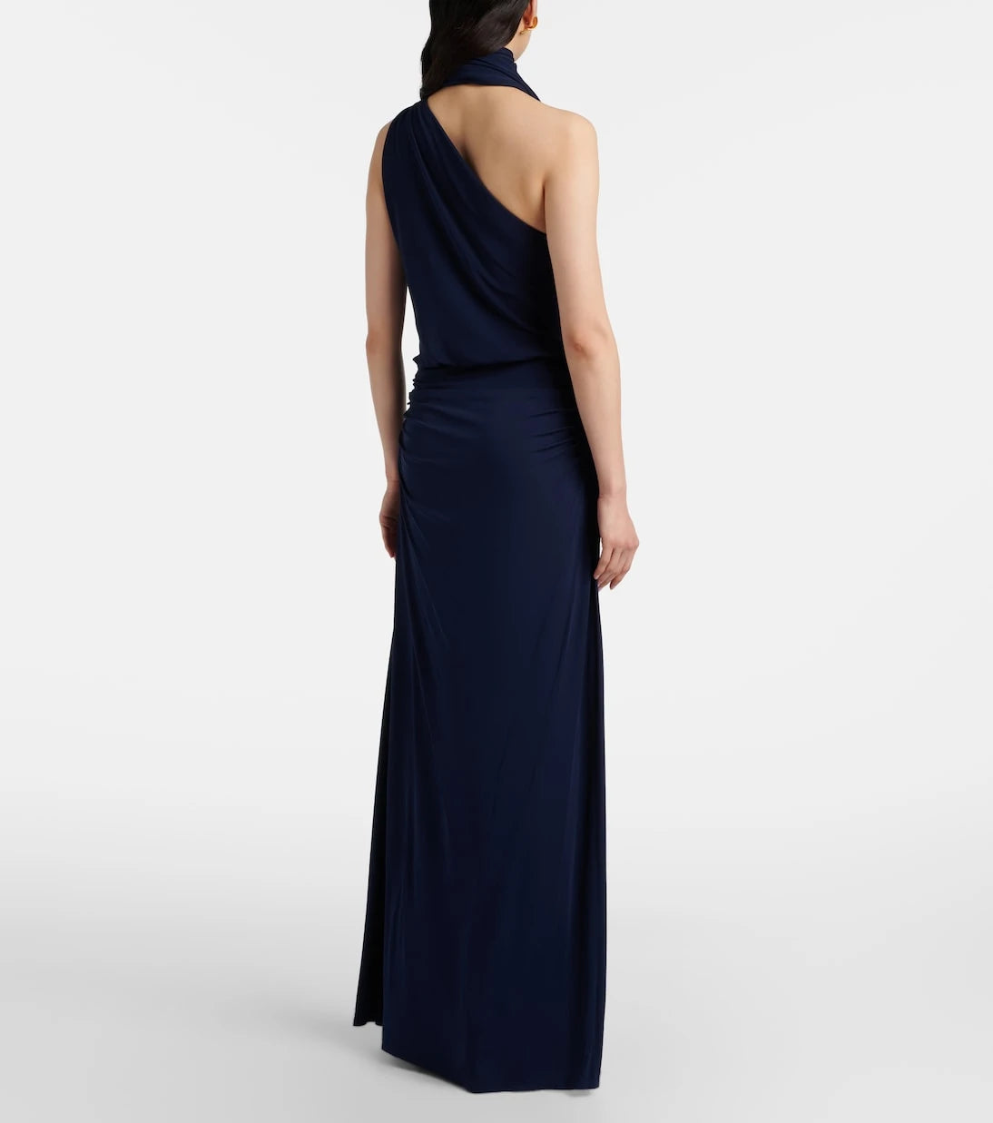 Simkhai - Moira draped scarf-detail jersey gown