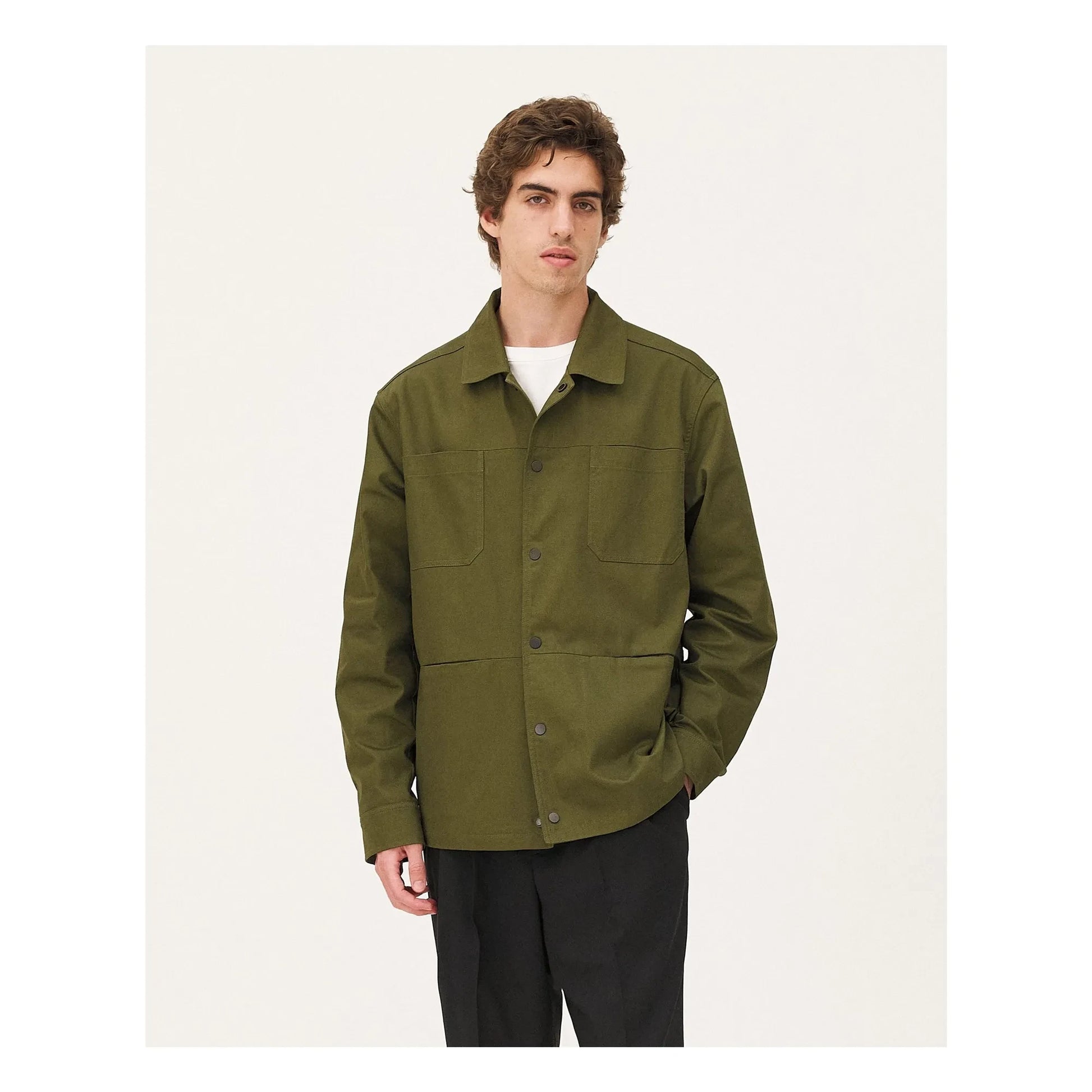 Noyoco - Vancouver Organic Cotton Jacket | Forest Green