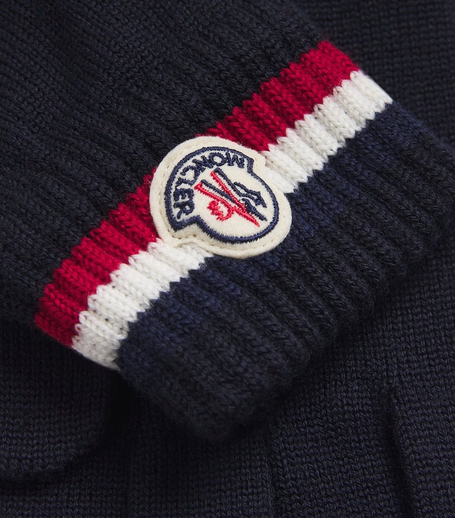 Wool Logo Gloves