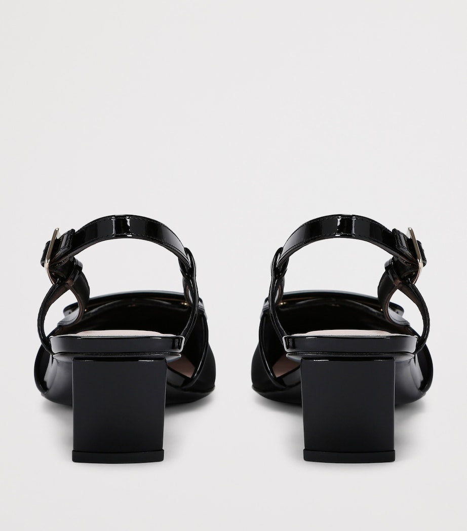 Roger Vivier Black Belle Vivier Slingback Pumps 45