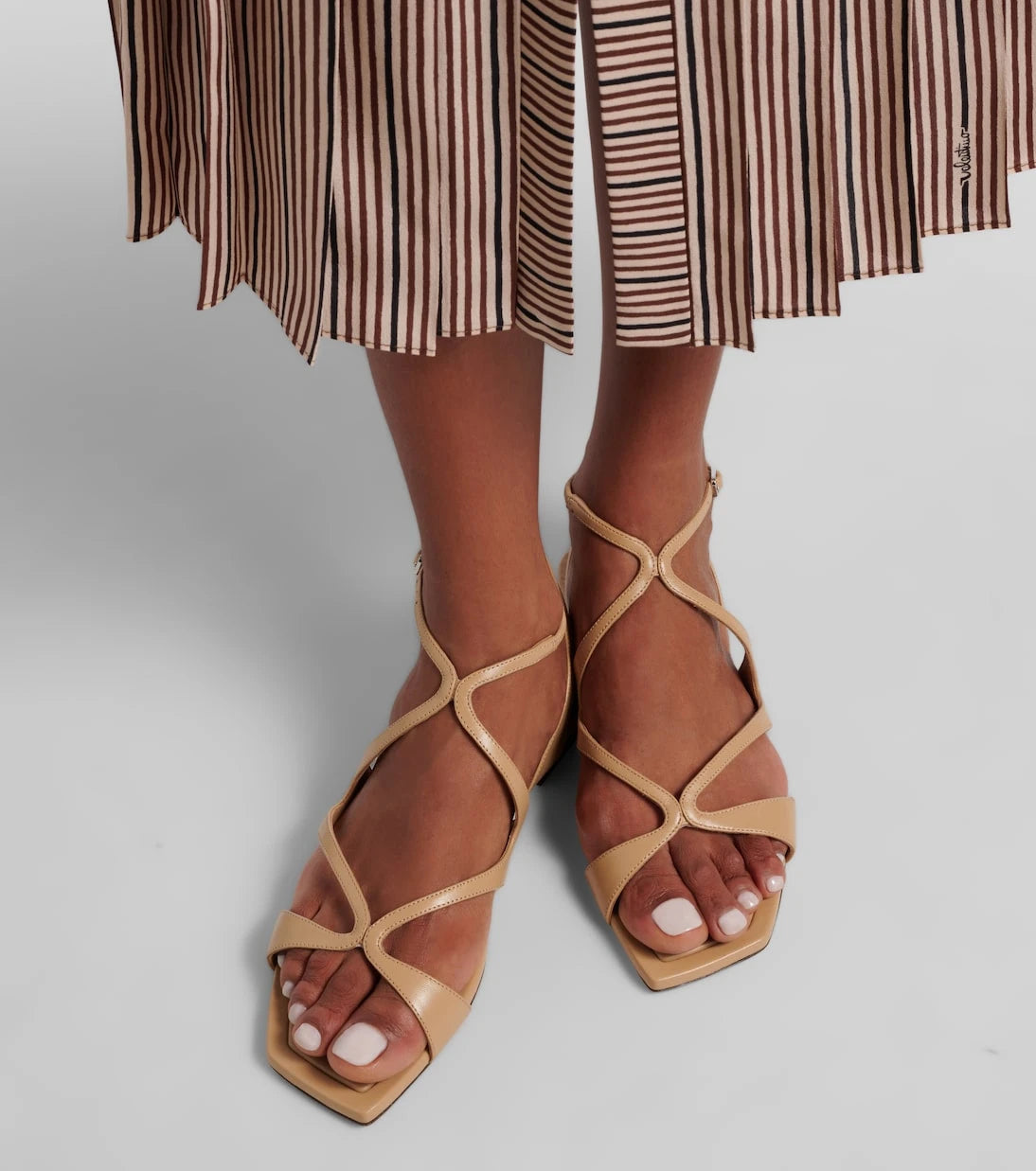 Jimmy Choo - Ayla leather sandals