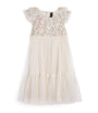 Needle & Thread Ivory Embroidered Floral Antoniettes Dress (3-10 Years)