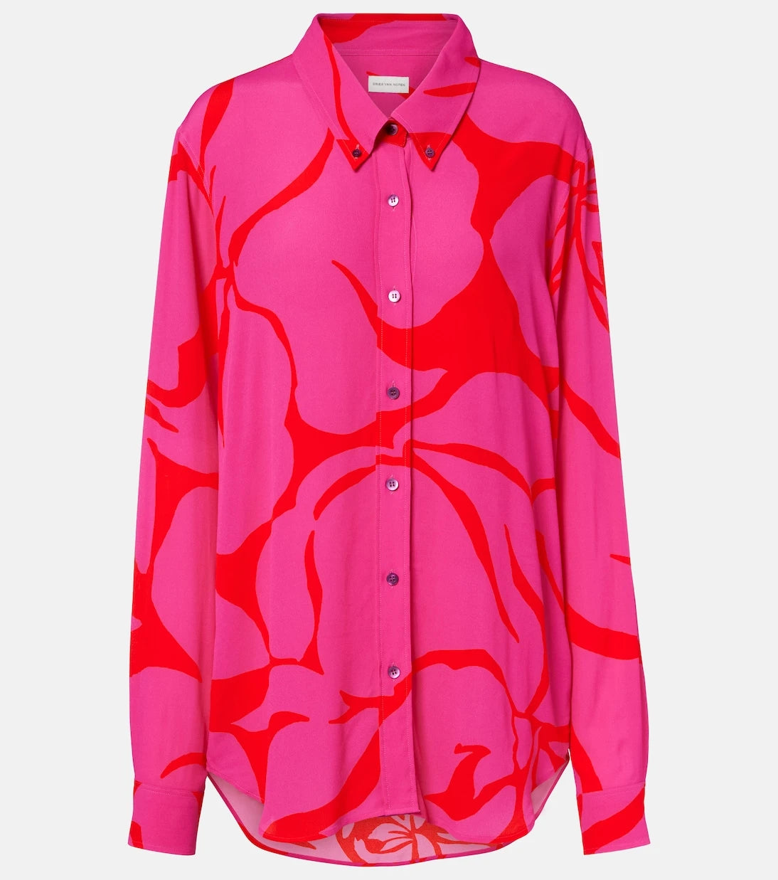 Dries Van Noten - Floral oversized shirt