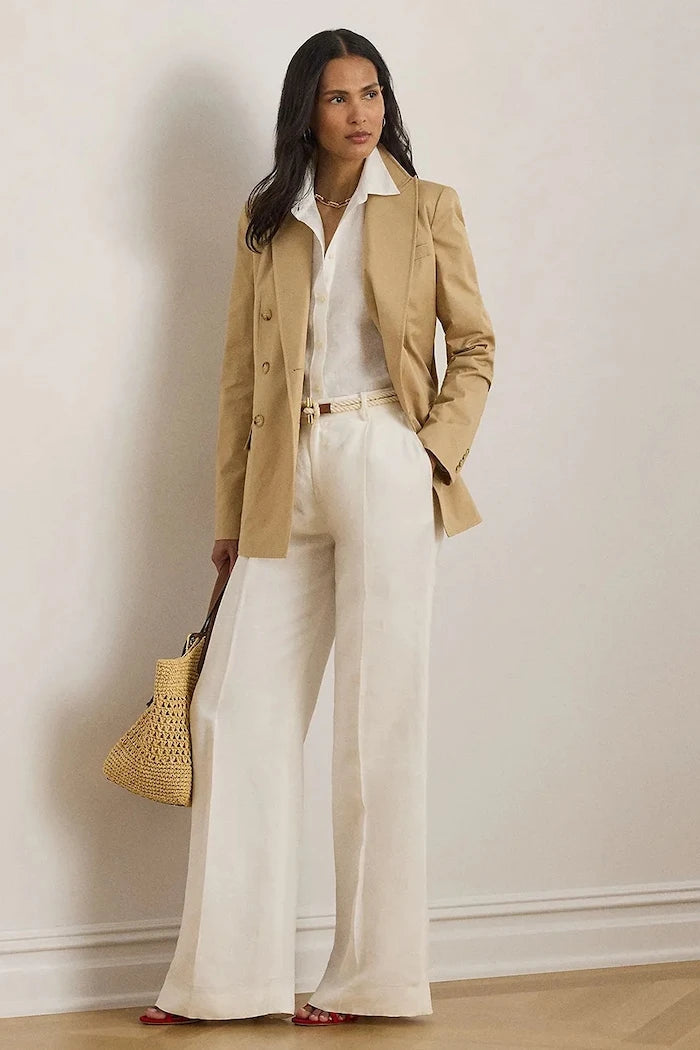 Lauren Ralph Lauren çift sıralı kadın pamuklu ceket
