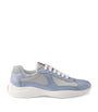 Prada Leather-Blend America's Cup Sneakers