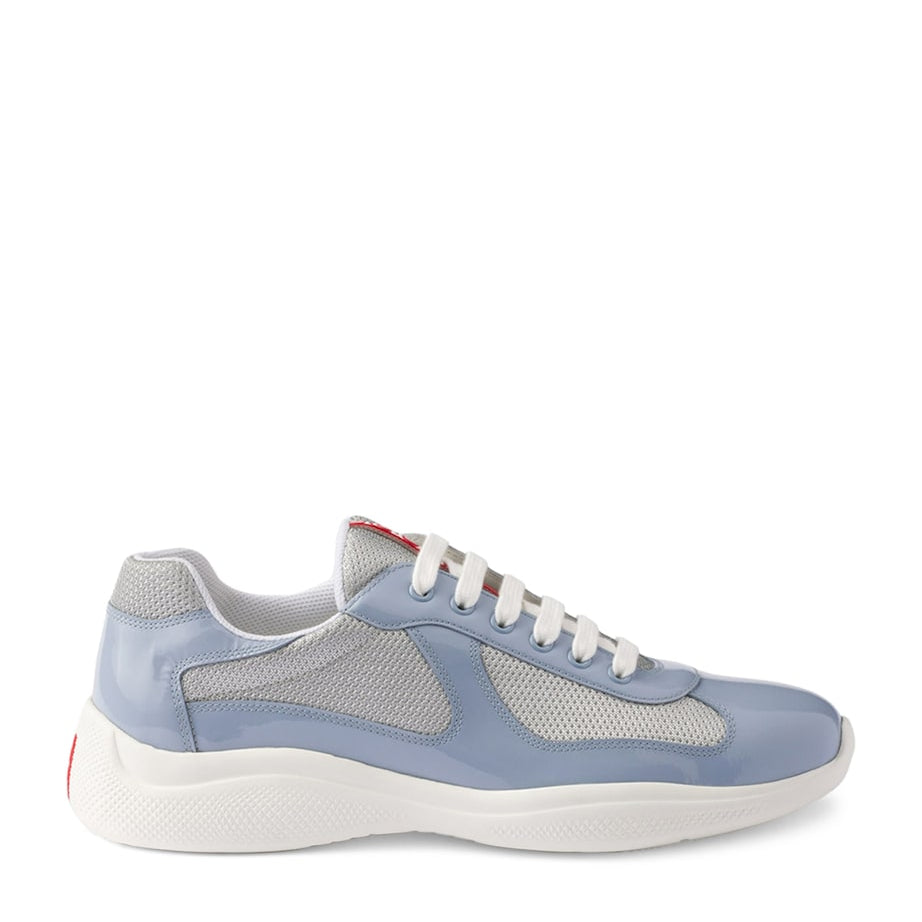 Prada Leather-Blend America's Cup Sneakers