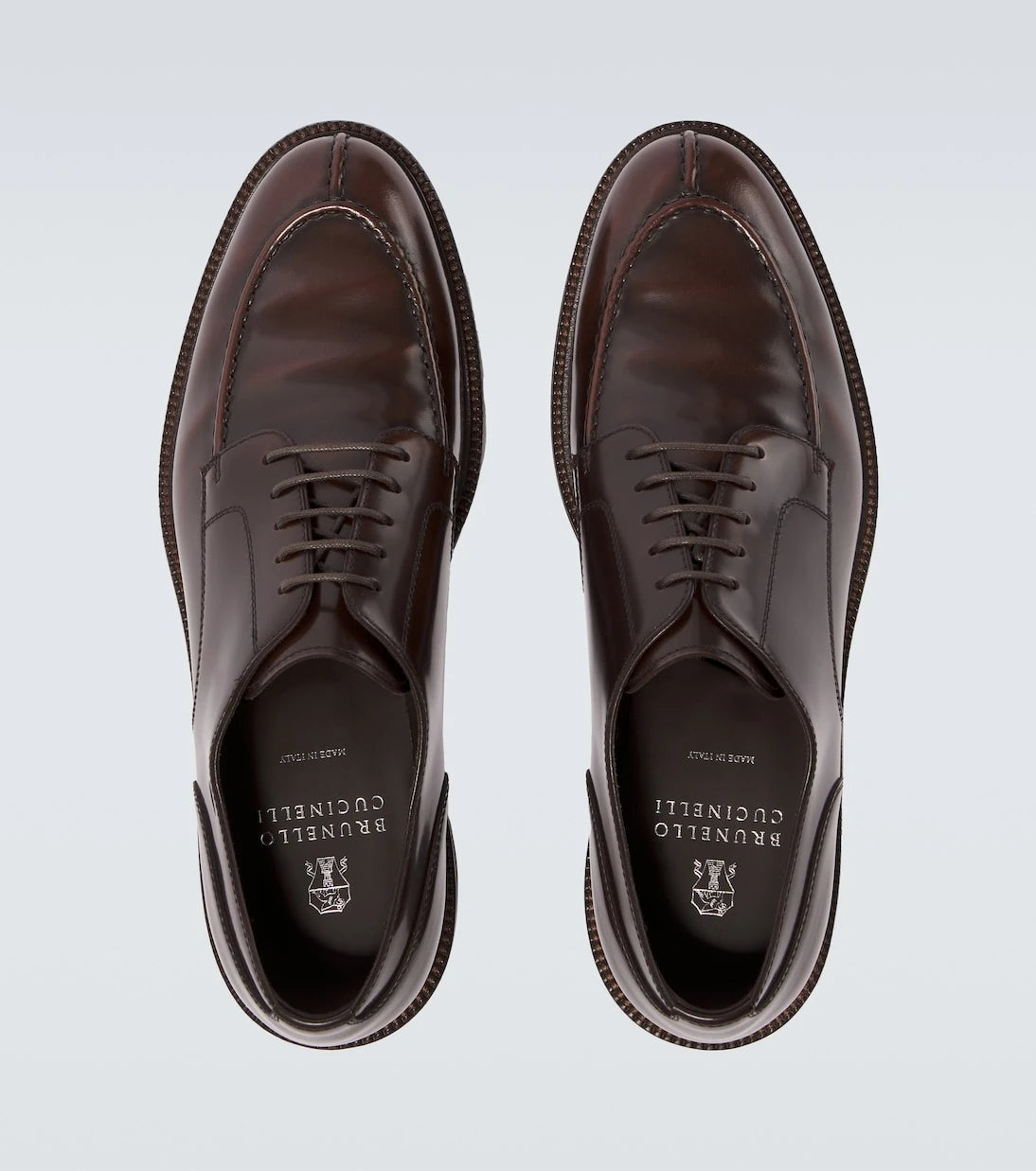 Brunello Cucinelli - Leather Derby shoes