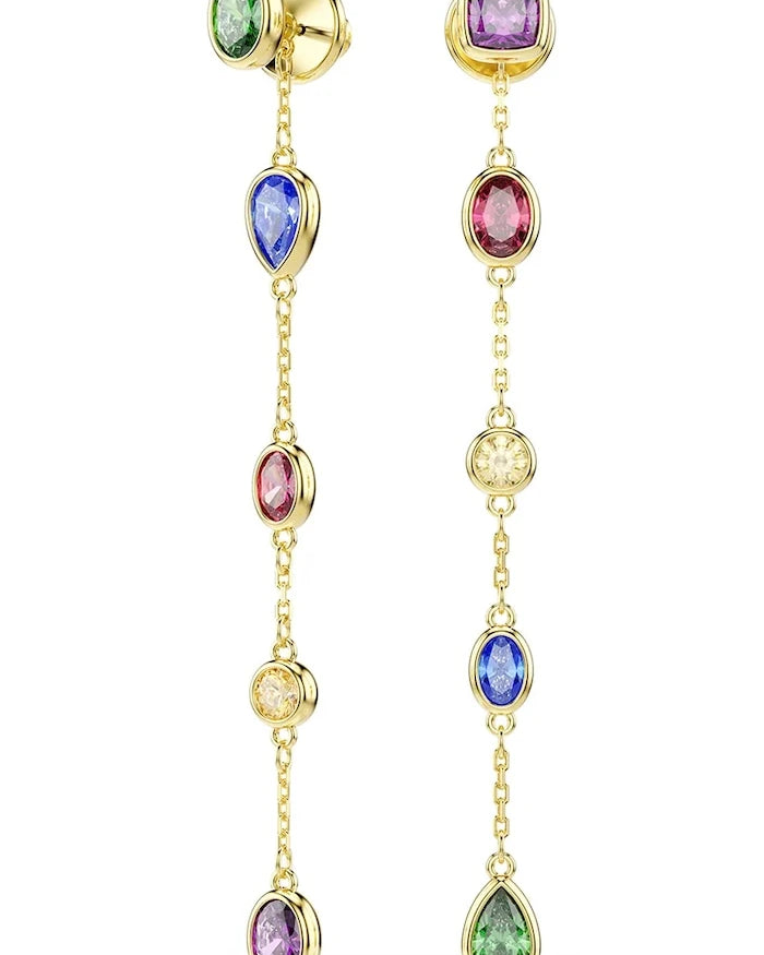 Swarovski Kadın Altın Kaplama Zirkon Küpe IMBER