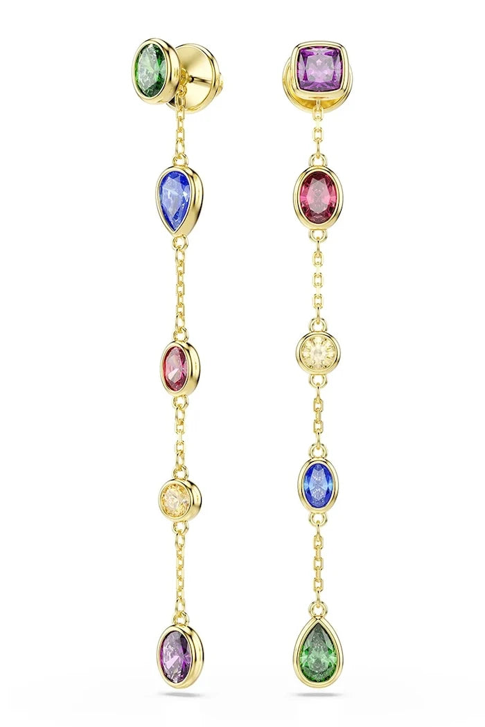 Swarovski Kadın Altın Kaplama Zirkon Küpe IMBER